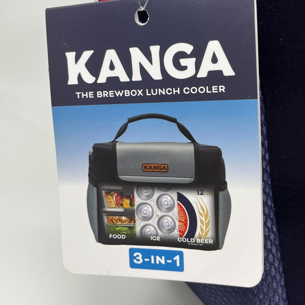 Kanga Braves MLB Brewbox 12-Can Cooler Bag Ice-Free Lunch Cooler NWT - Picture 2 of 16